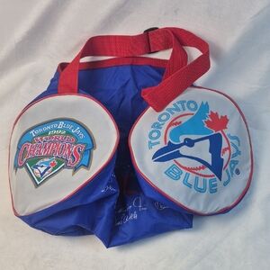 Vintage Blue White Red Toronto Blue Jays x Mr Sub Promo Gym Bag